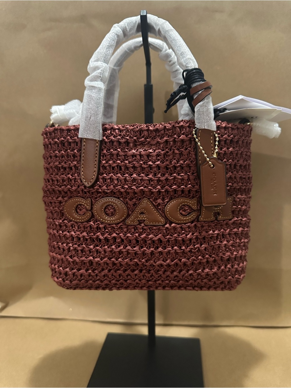 Coach City Mini Tote Bag With Charms CEU30 - Picture 2 of 9